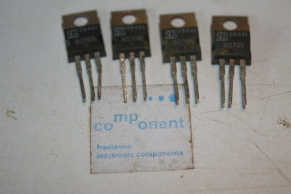 BD705 SGS NPN Transistor POWER LINEAR 60W 10A -4Pcs(SC-16)
