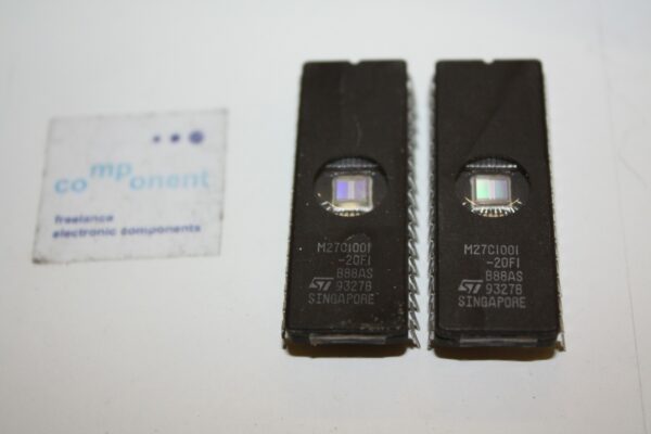 M27C1001-20F1 STMicroelectronics UVPROM UV Eprom M27C1001 128Kx8bit -1Pcs(D3)
