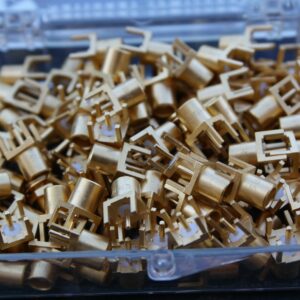 MCX 50Ohm Jack Socket Thru Hole PCB Mount Solder Coaxial - 1Pcs (SC-3)