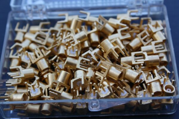 MCX 50Ohm Jack Socket Thru Hole PCB Mount Solder Coaxial - 1Pcs (SC-3)