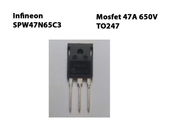SPW47N65C3 Mosfet 47A 650V Infineon TO247 - 1pcs  (SC-1)