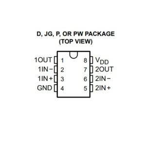 C393CD o TLC393CD Comparatore 2 canali alimentazione singola SO8 -10Pcs(B3)