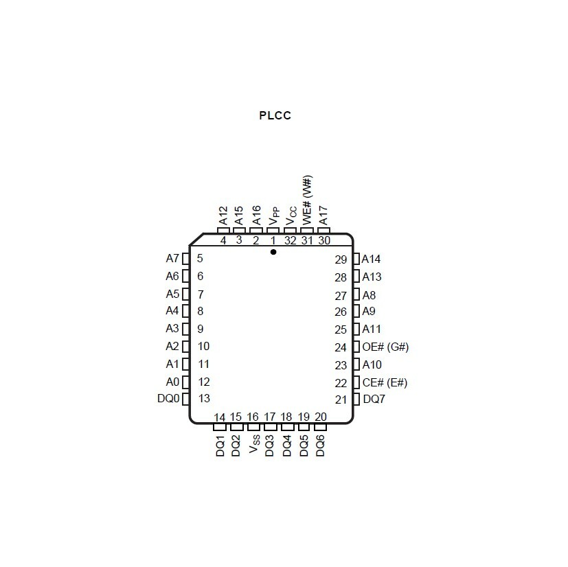 AM28F020-150JC AMD memoria EEPROM - foto 5