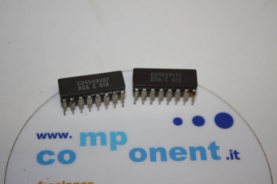 CD4049U8F RCA IC HIGH-SPEED CMOS LOGIC HEX INVERTING BUFFER DIP16 -2Pcs(AA6) - MP Component