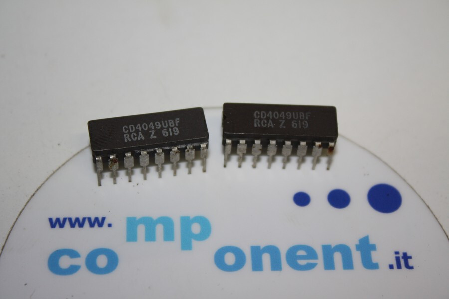 CD4049U8F RCA IC HIGH-SPEED CMOS LOGIC HEX INVERTING BUFFER DIP16 -2Pcs(AA6) - MP Component - foto 2