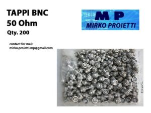 TERMINATOR 50ohm TNC 50R-0.01-1W - RF Coassiale - 2Pcs (SC-3) - MP Component